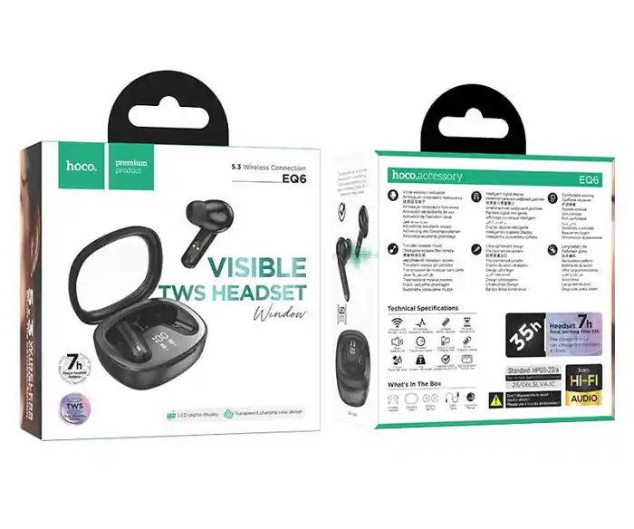 HOCO EQ6 TWS Wireless Earphone